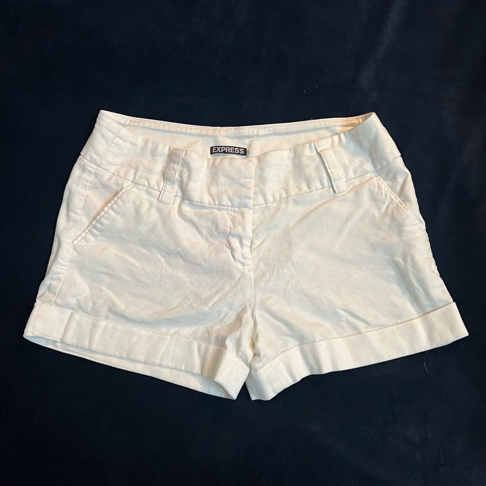 Express White Shorts